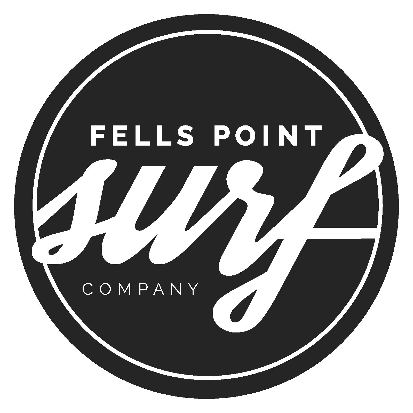 the logo for fell's point surf company